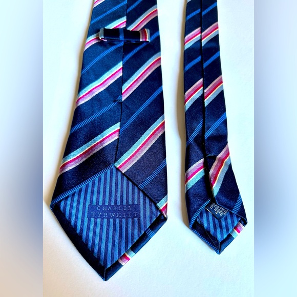 Charles Tyrwhitt silk-cotton blend tie | EUC - Picture 3 of 5